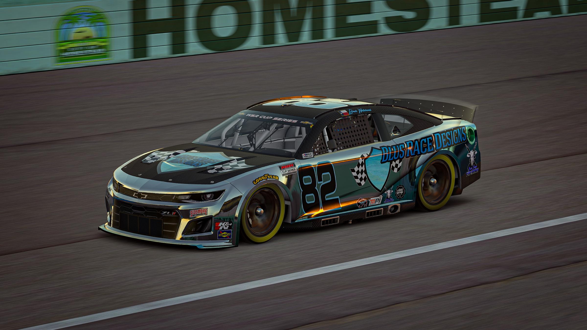 SMS #82 Blus Race Designs Podium car by Noah O. - Trading Paints