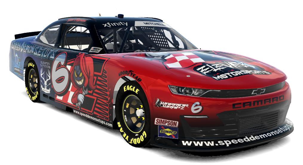 Preview of Ryan Chapman - NASCAR XFINITY Chevrolet Camaro - Speed Demon Setups / Elevated Motorsports by Kenny Mitchell