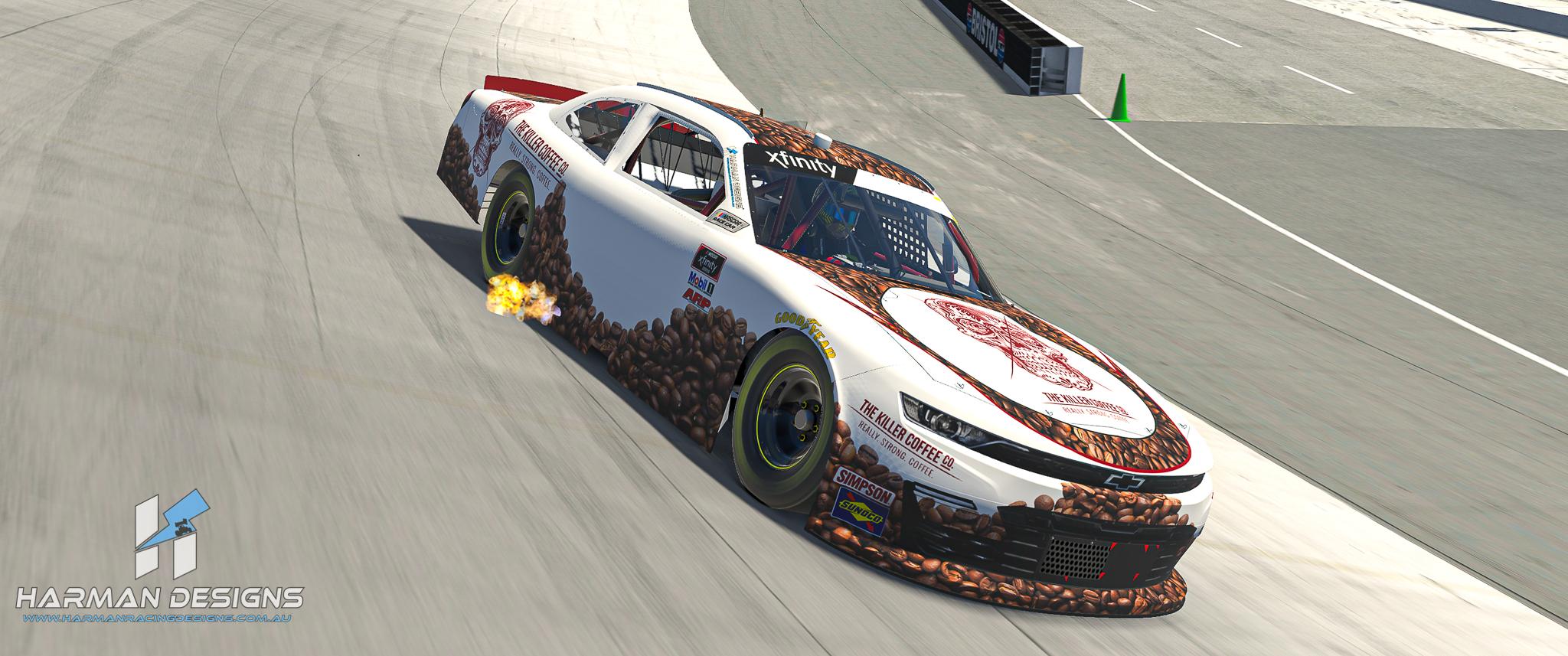Preview of Killer Coffee sponsored Xfinity Chevrolet Camaro  by Keegan Harman