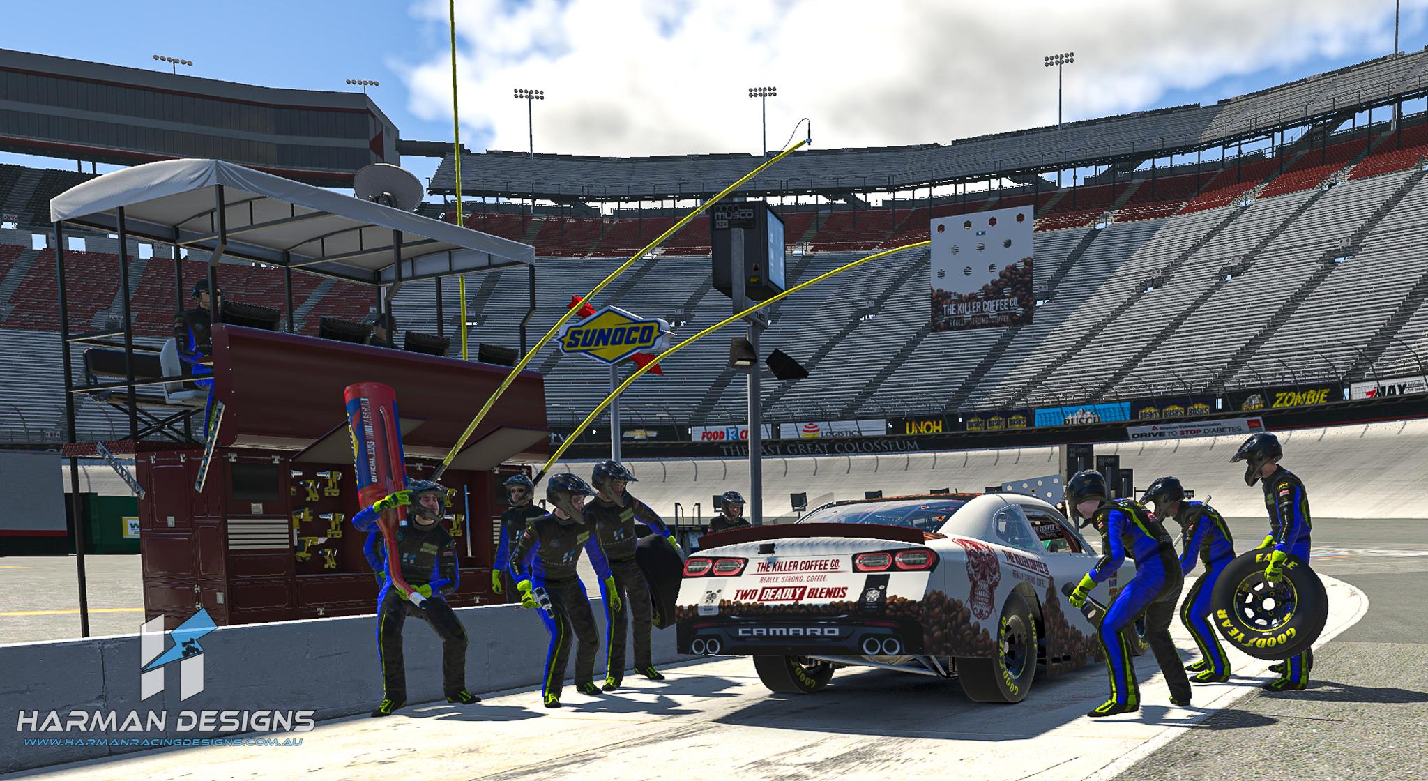Preview of Killer Coffee sponsored Xfinity Chevrolet Camaro  by Keegan Harman