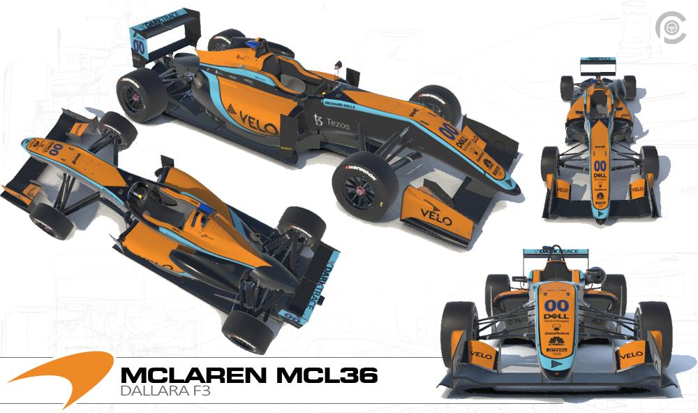 Preview of McLaren MCL36 F1 2022 for Dallara F3 by Paul R Chaloner
