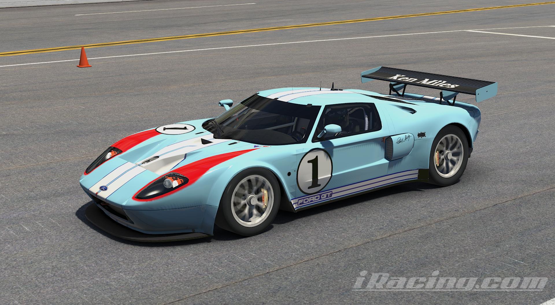 Ken Miles 1966 LeMans GT40 Tribute w/custom number by Bryan E