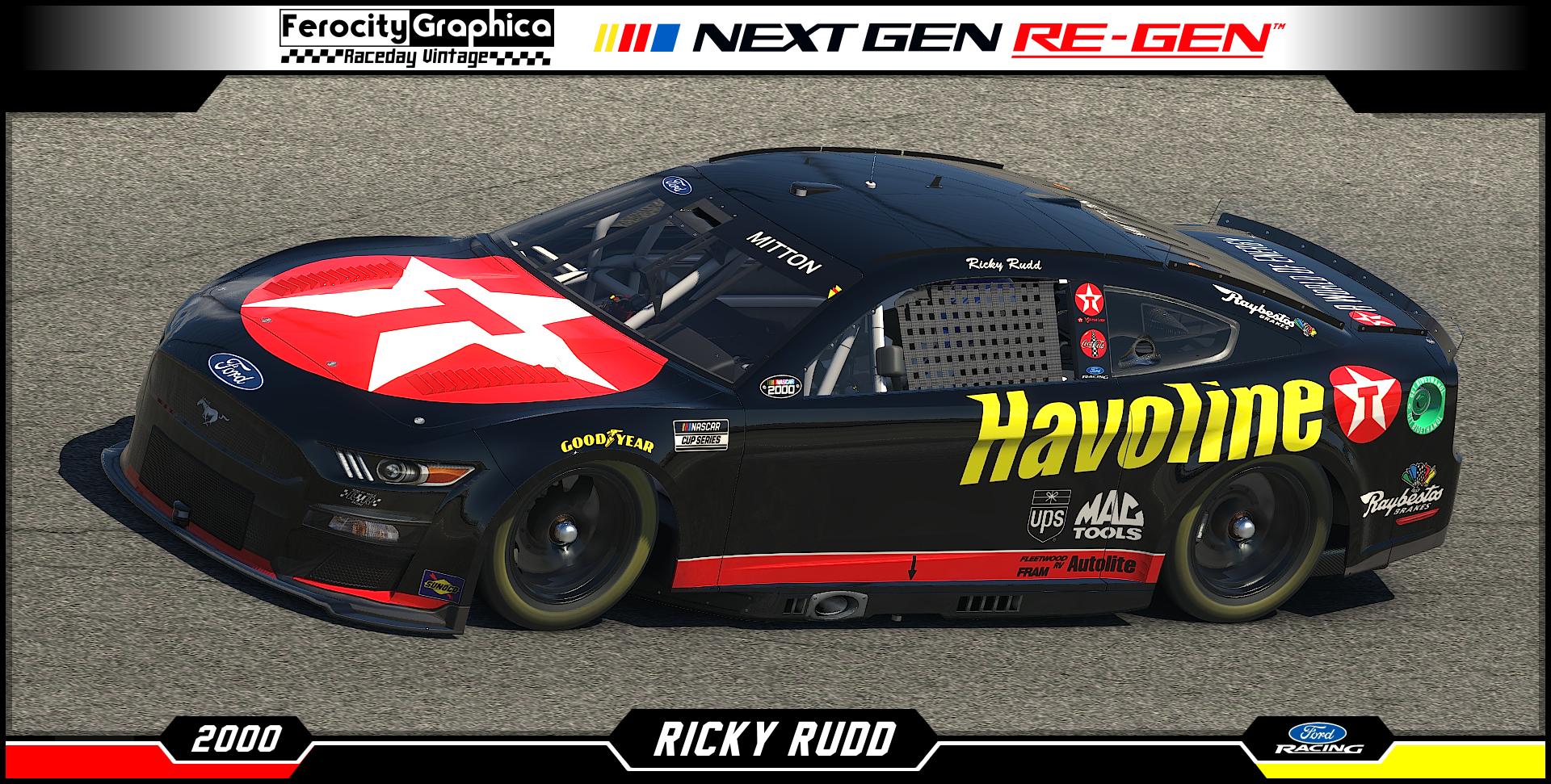 Preview of 2000 #28 Ricky Rudd Texaco Havoline Ford Winston Cup (NO Numbers) by Scott Mitton