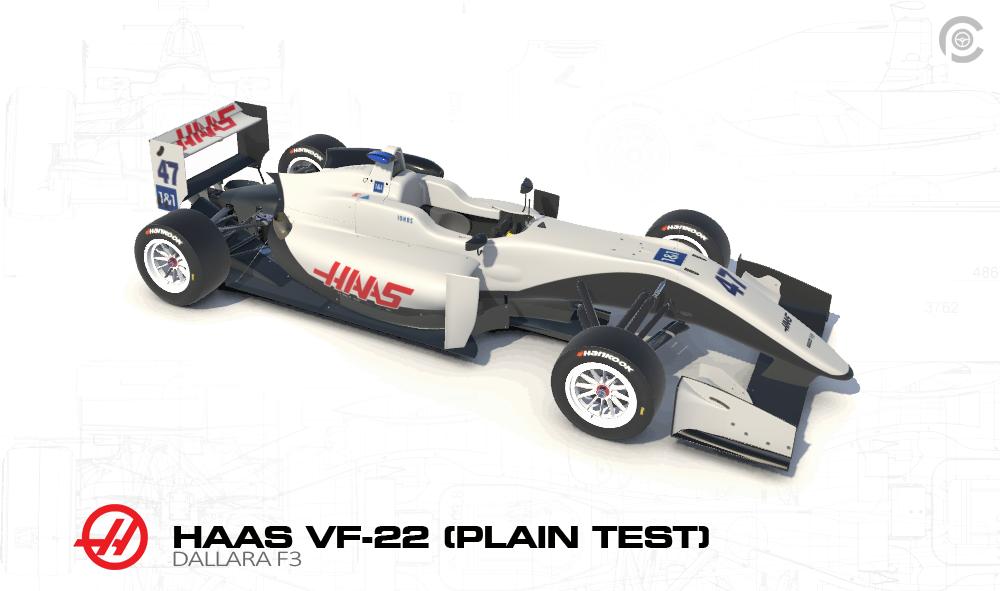 Preview of Haas VF-22 F1 2022 Plain White Testing Livery by Paul R Chaloner