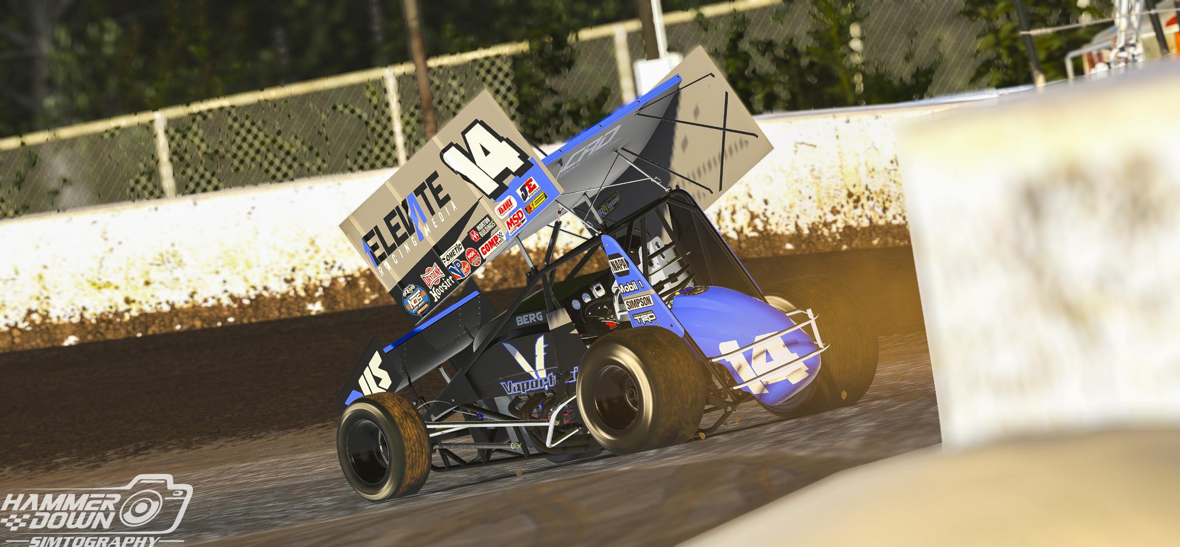 Preview of 2022 Dylan Berg Grey Sprint Car by Koleton Anderson