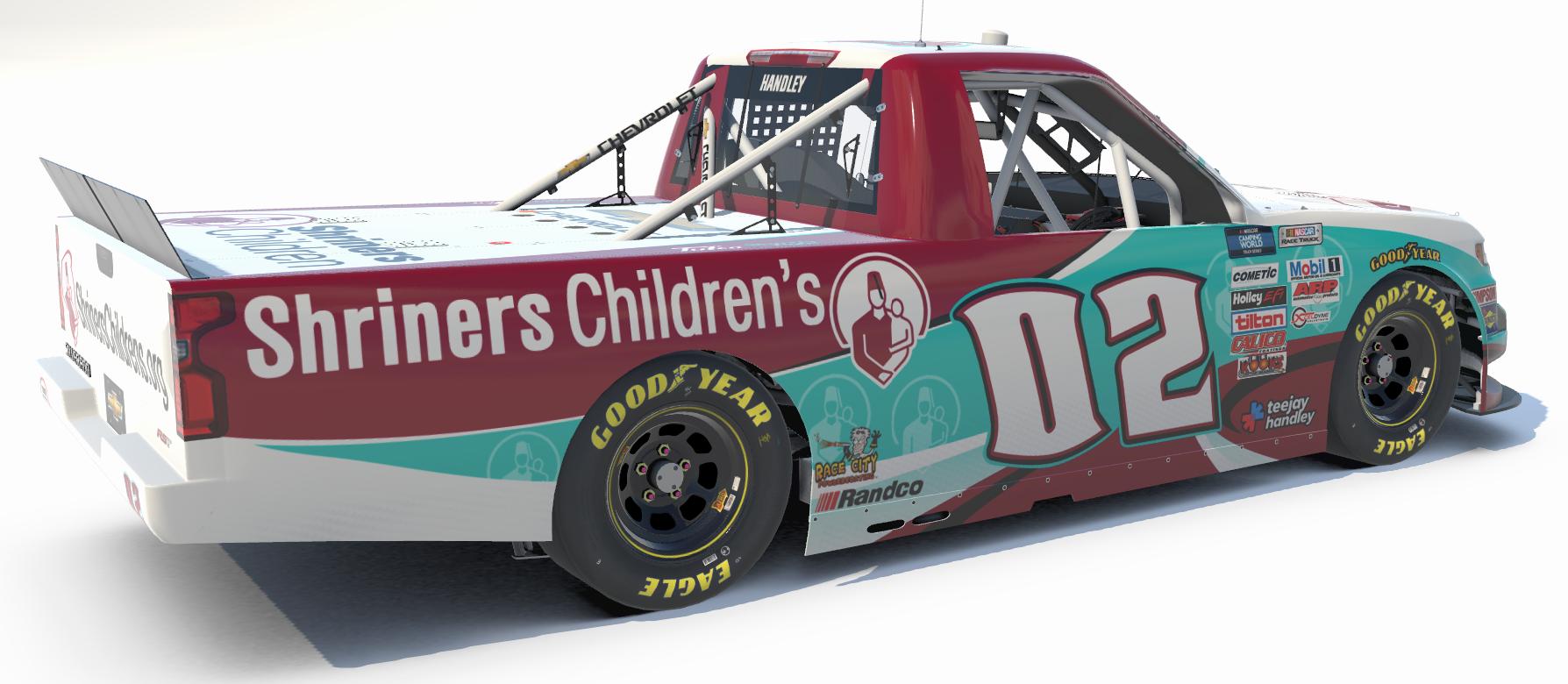 Preview of #02 - 2022 - Jesse Little - Young Motorsports - Shriners Children by Teejay Handley