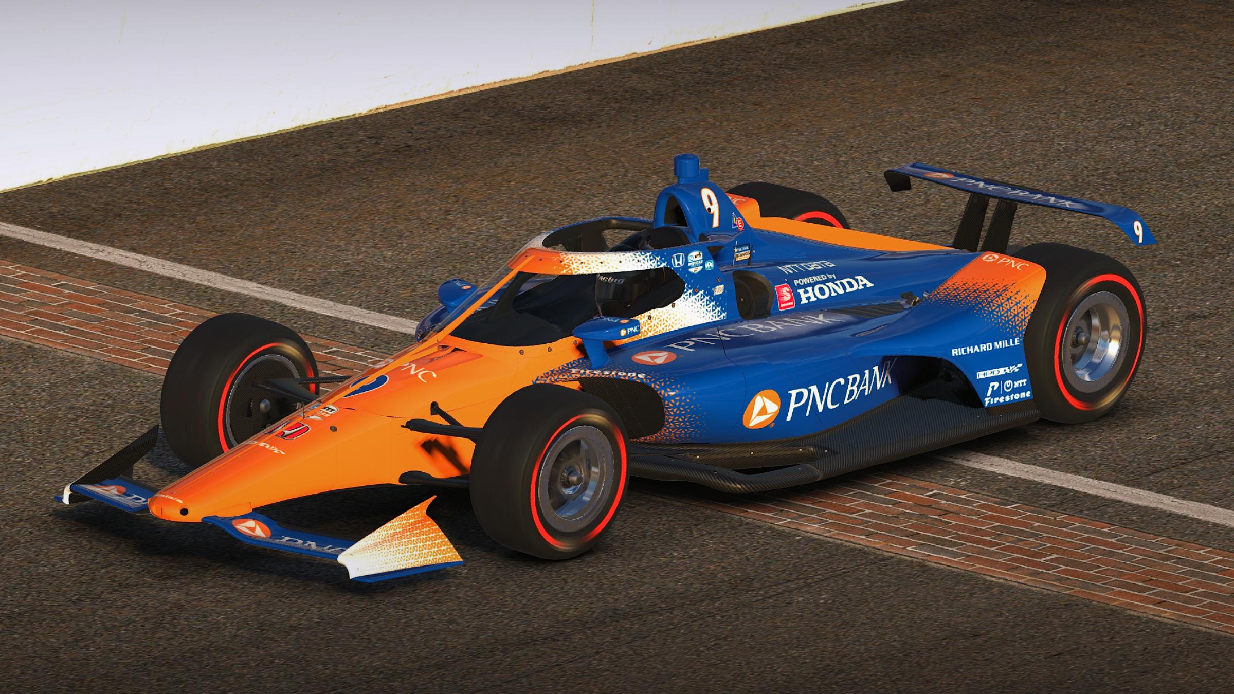 Preview of 2022 Scott Dixon #9 PNC Bank IndyCar with Custom Number by Jeff McKeand