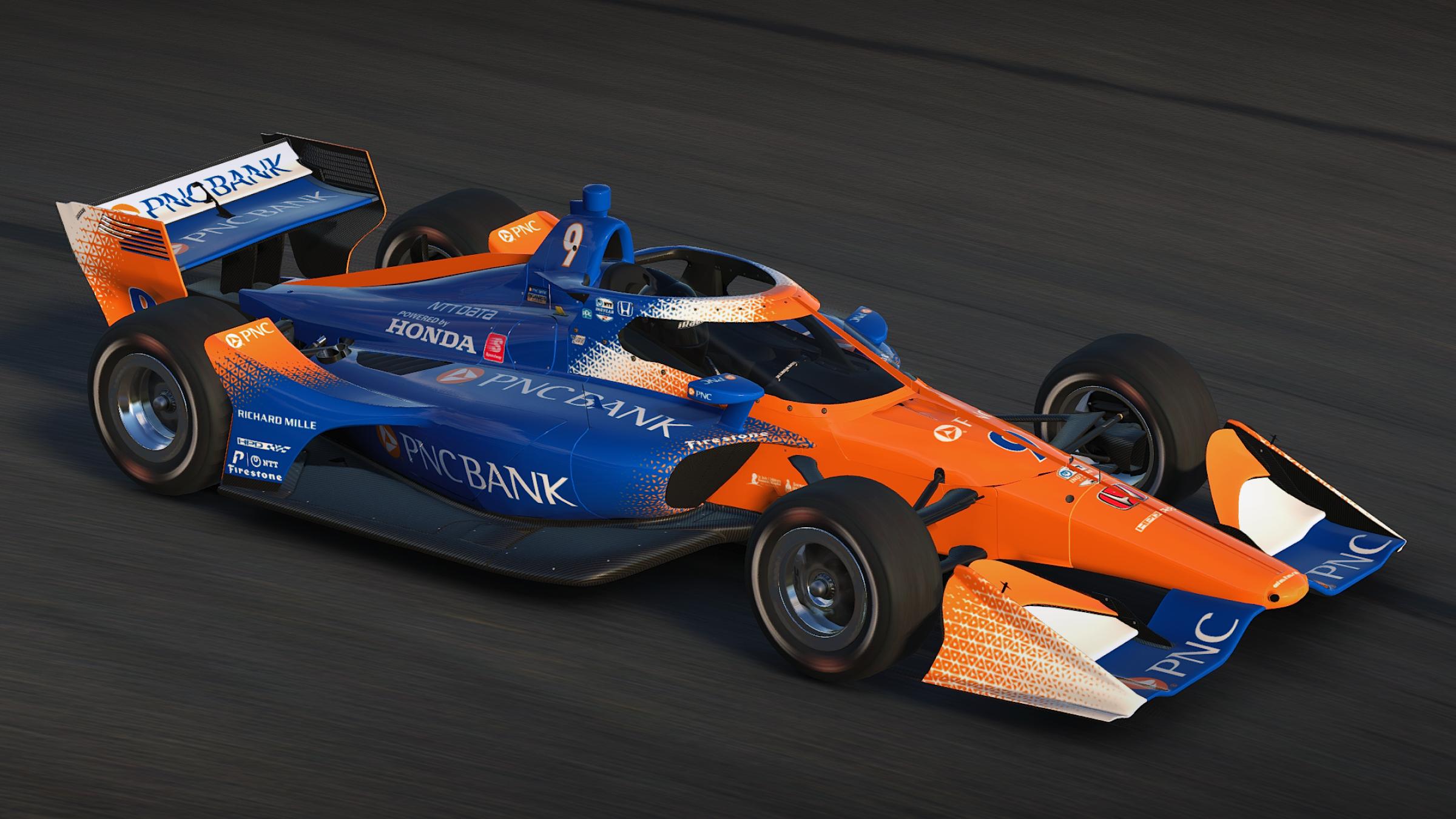 Preview of 2022 Scott Dixon #9 PNC Bank IndyCar with Custom Number by Jeff McKeand