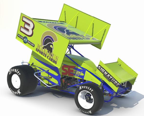 Preview of A Garland fluorescent Sprint Car by Albert Reid