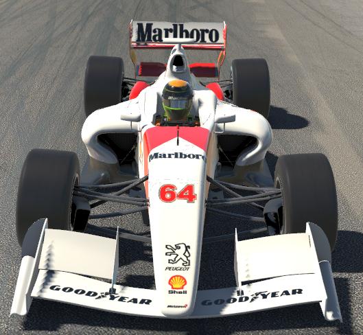 Marlboro McLaren Peugeot MP 4/9 1/18 F1 Mclaren Peugeot MP4/9 M