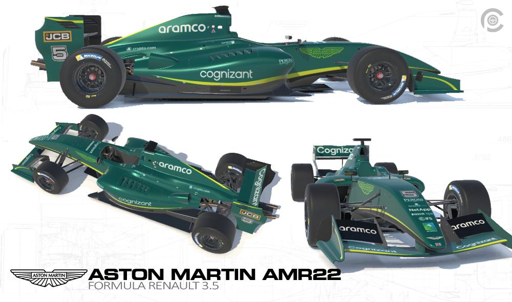 Preview of Aston Martin AMR22 F1 2022 Livery for FR35 by Paul R Chaloner