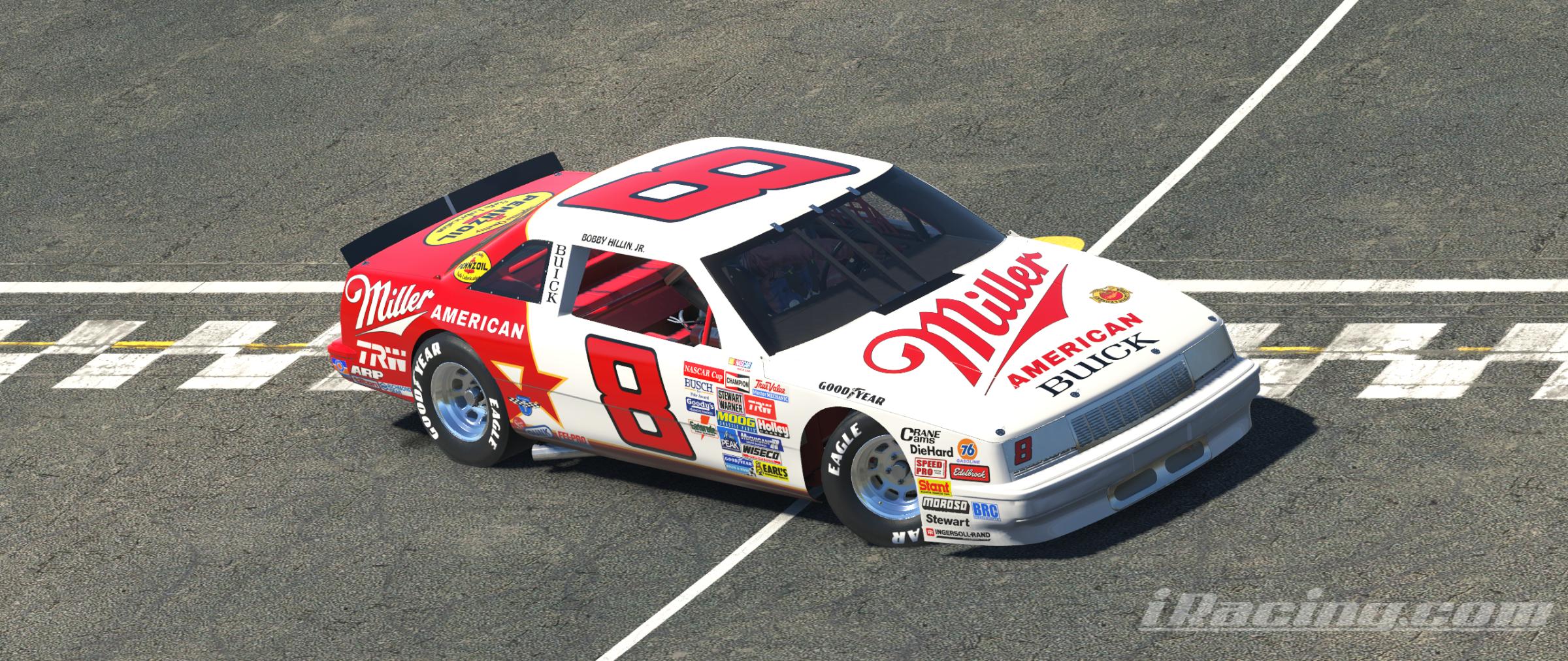 Preview of Bobby Hillin Jr. 1987 Miller American LeSabre (No Number) by Evan Pienta