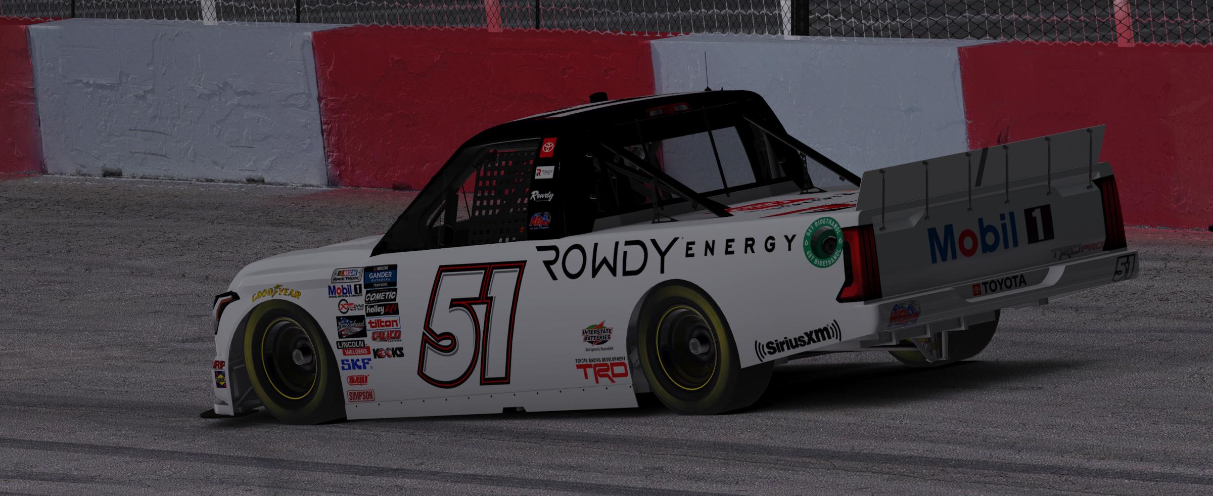 Preview of Kyle Busch 2022 Fictional #51 Rowdy Energy Toyota Tundra TRD Pro by Ricardo Bernal2