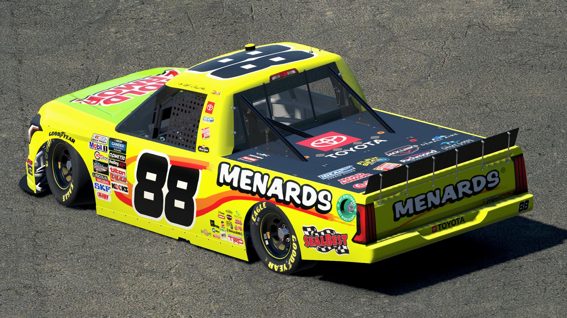 Preview of 2022 Matt Crafton Menards / Mold Armor Tundra TRD (Daytona) by Dylan Holland