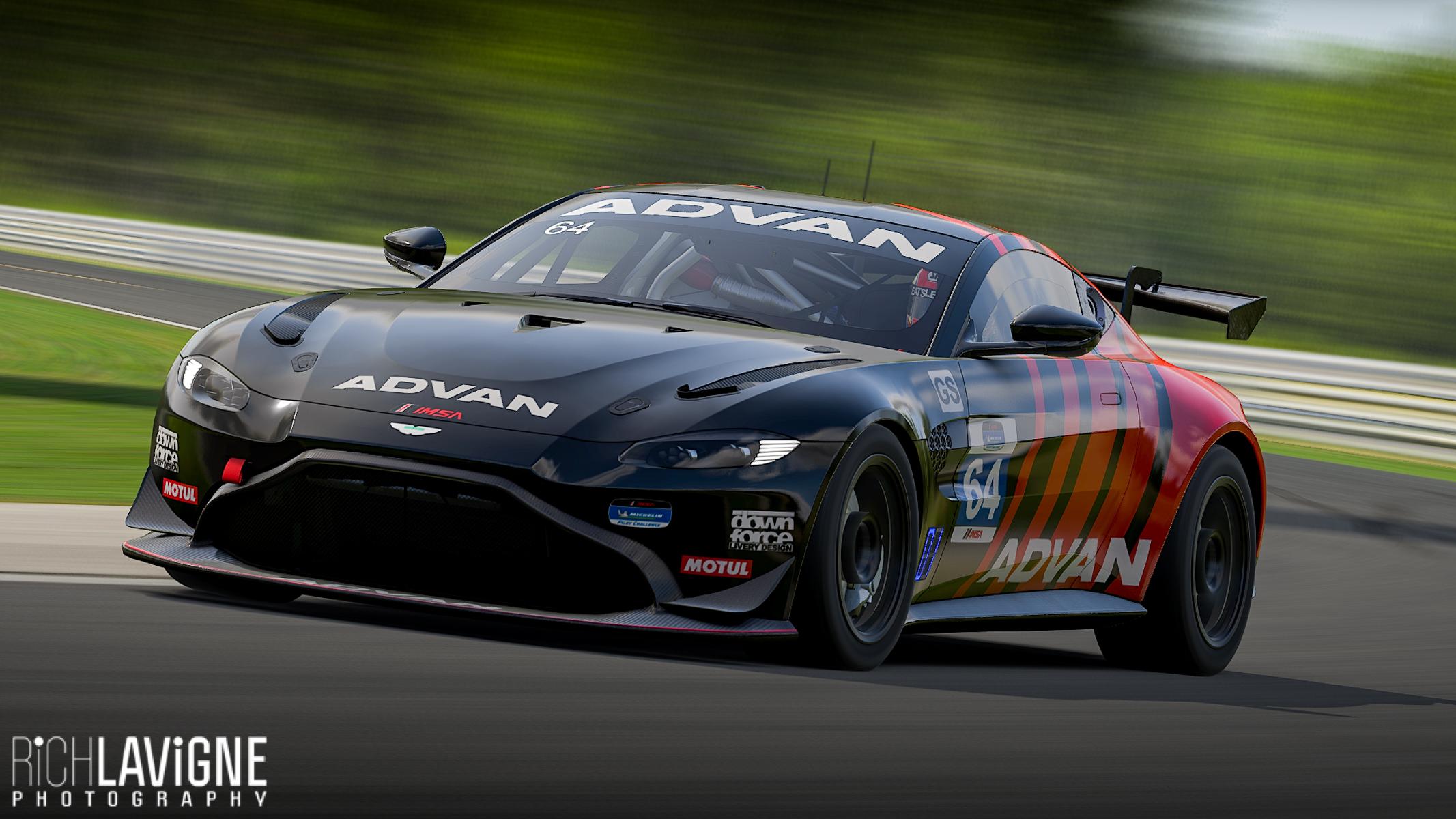 Advan Aston Martin Vantage GT4 by Richard Lavigne - Trading Paints