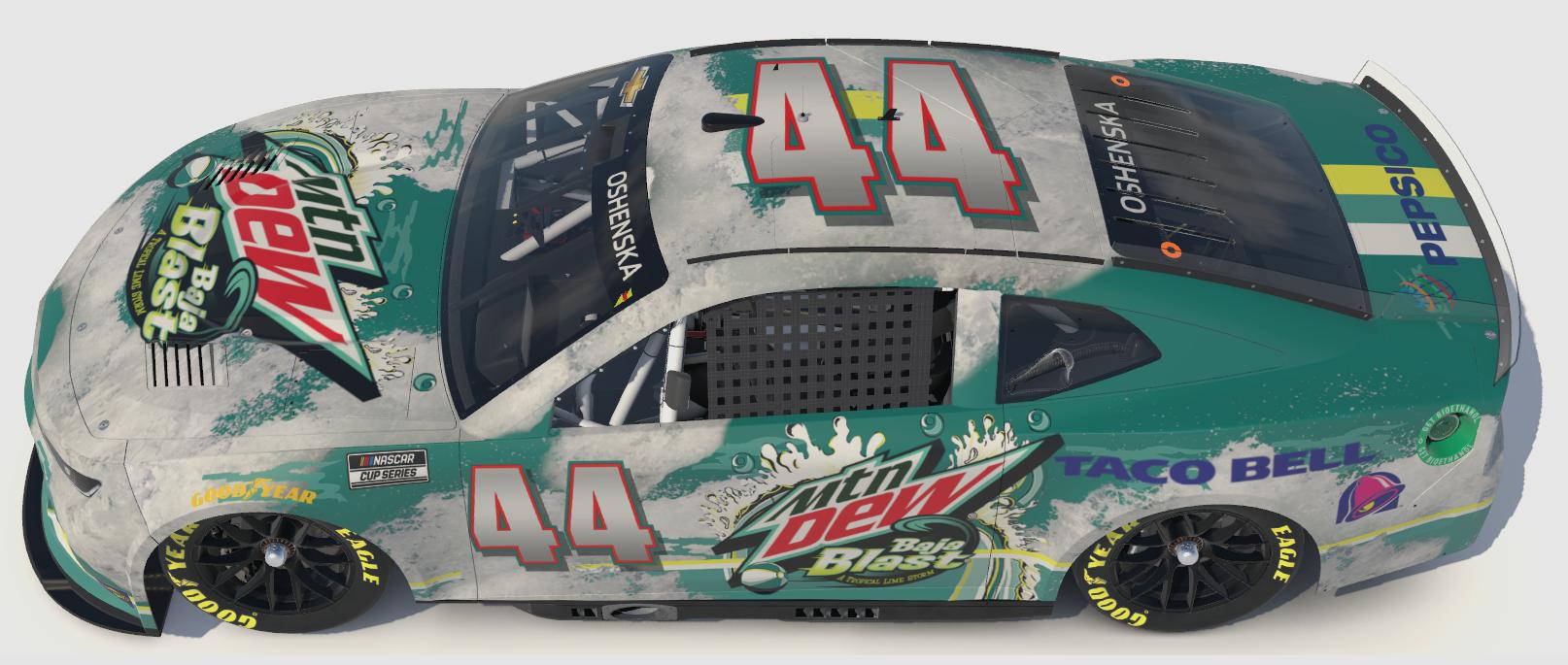 Preview of Chevrolet Camaro ZL1 Nextgen Mountain Dew Baja Blast by Brian J Oshenska