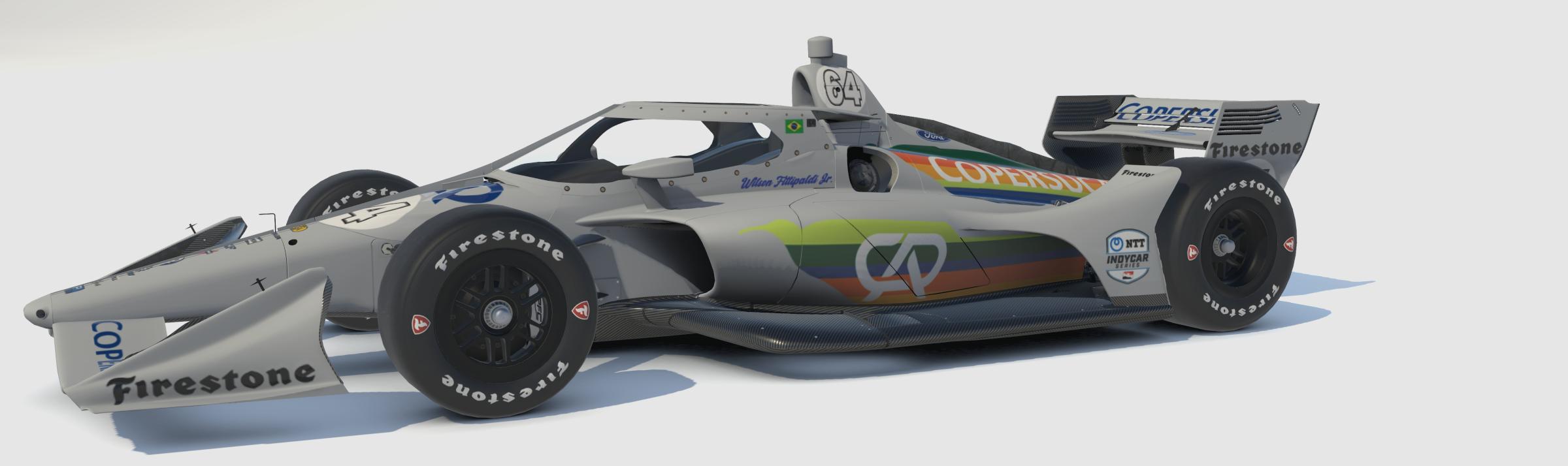 Preview of Copersucar Fittipaldi FD01 1974 | Dallara IR18 by Jozil de Lima e S.
