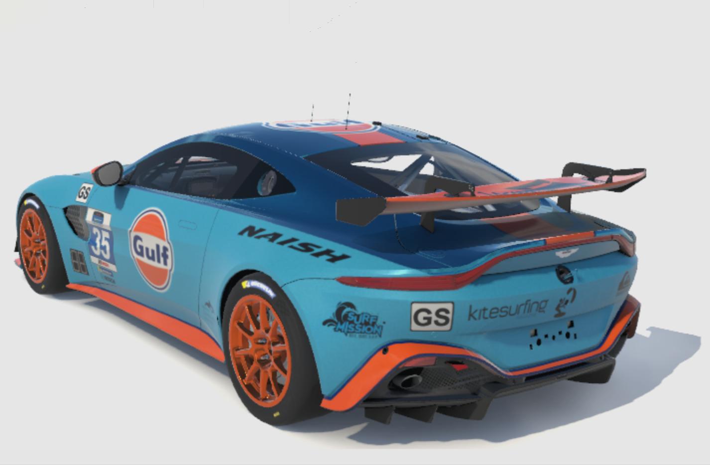 Preview of Aston Martin GT4 Gulf - Kitesurfing Sponsors by Mark K.