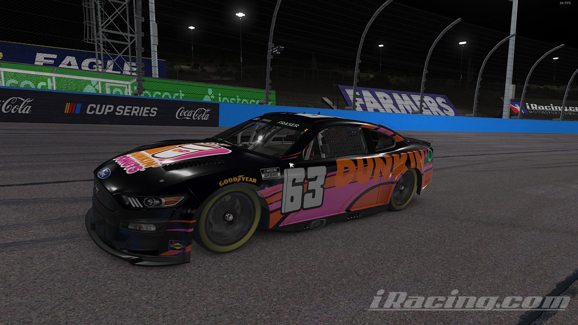 Preview of #63 Dunkin Next Gen Ford Mustang by Lily Fraser