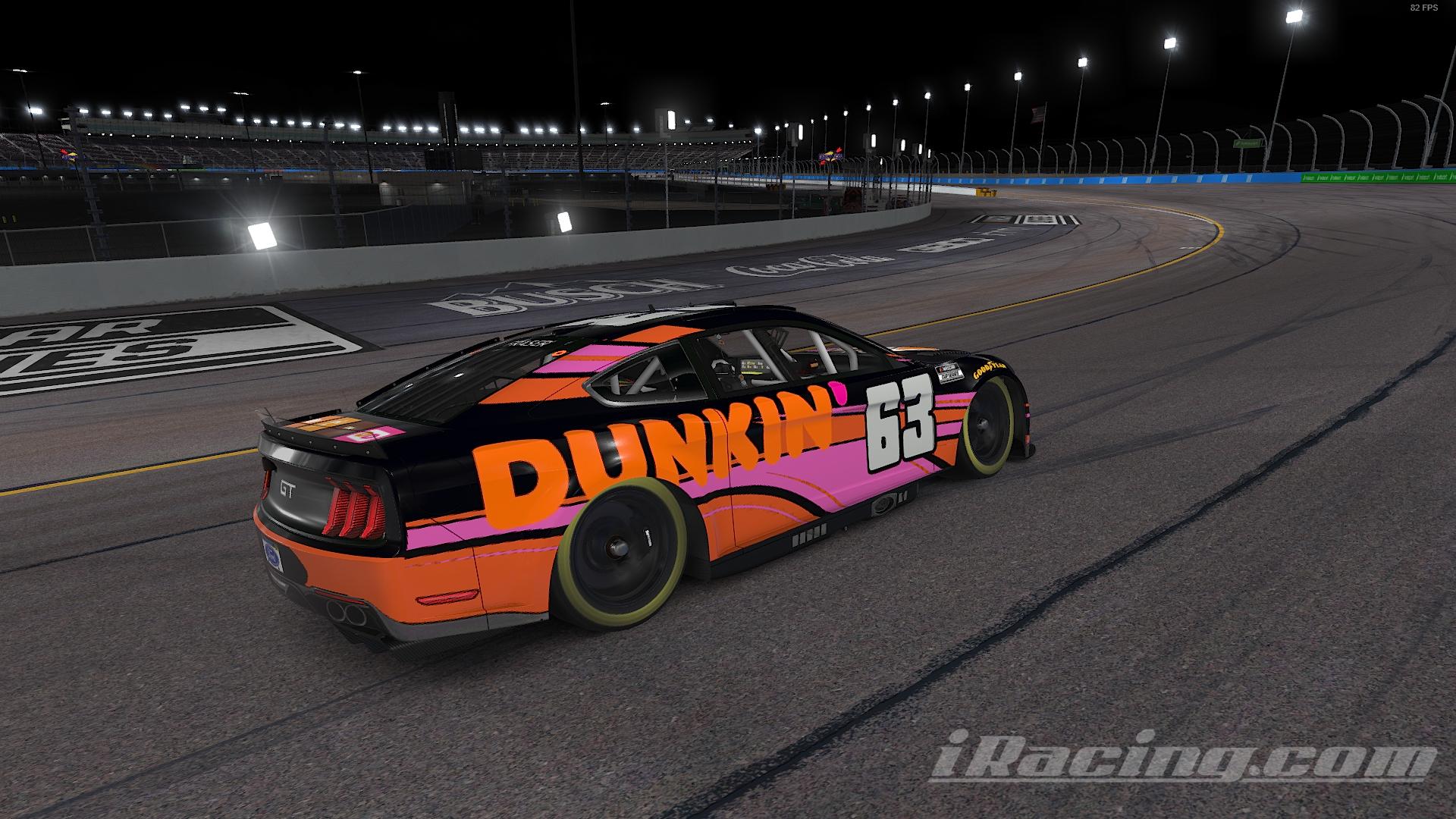 Preview of #63 Dunkin Next Gen Ford Mustang by Lily Fraser
