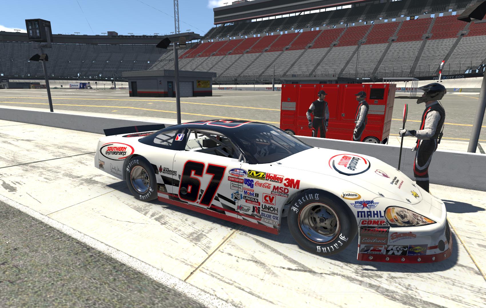 Preview of Latemodel Chevrolet Monte Carlo SS white checker by Dan Withers