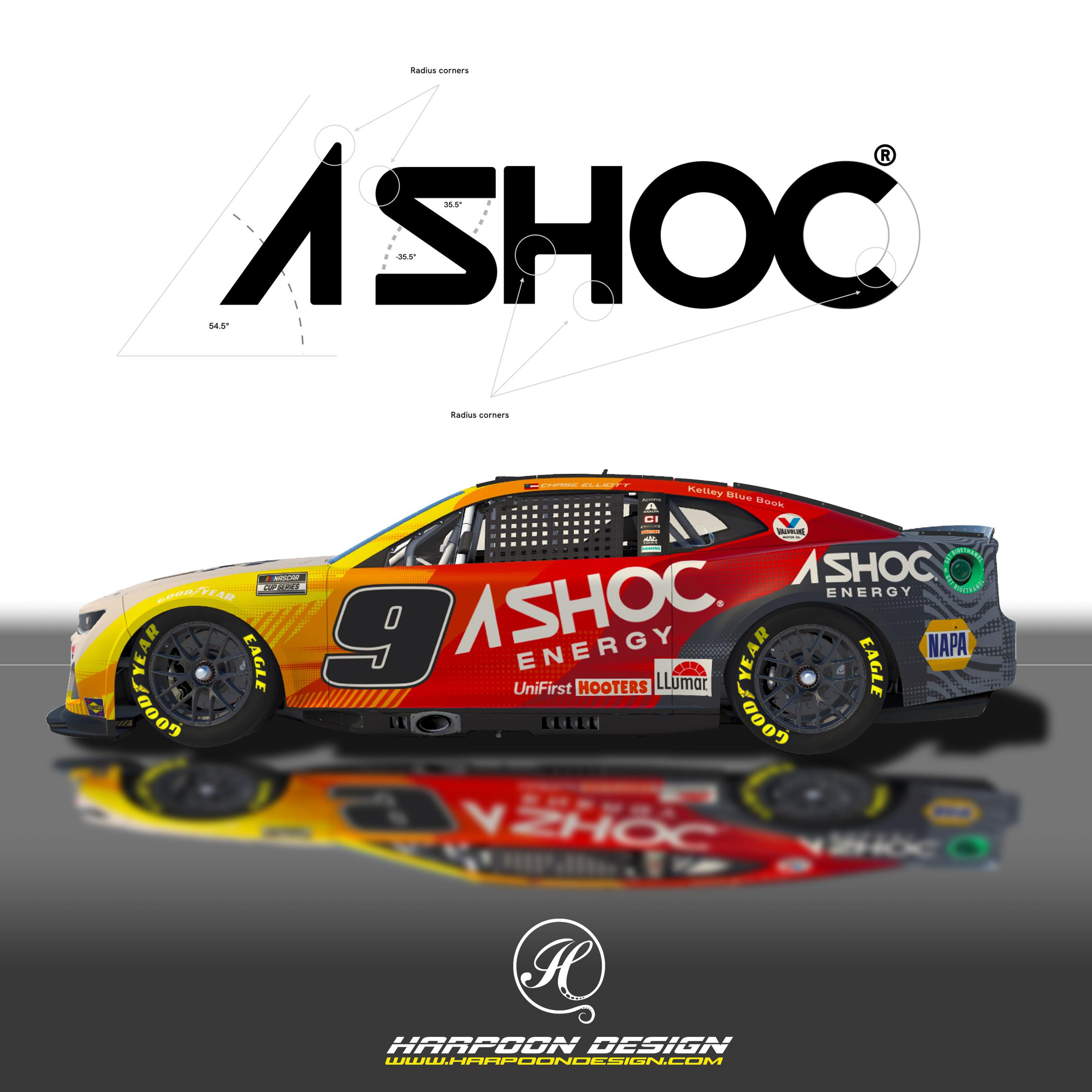 Preview of 2022 Chase Elliott Ashoc Chevy Camaro by Brantley Roden