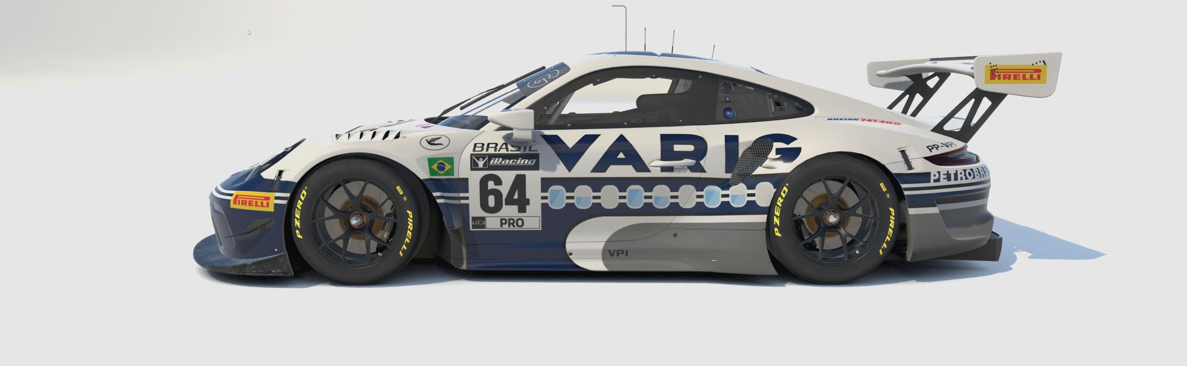 Preview of Varig 747-400 PP-VPI | Porsche 911 GT3 R by Jozil de Lima e S.