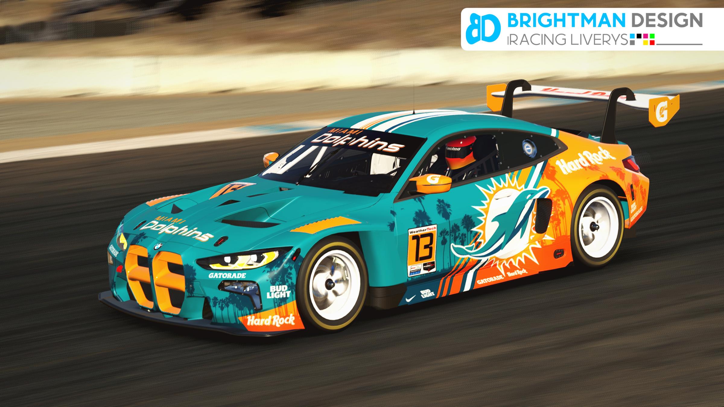 Preview of M4 GT3 | Miami Dolphins by Leon H.