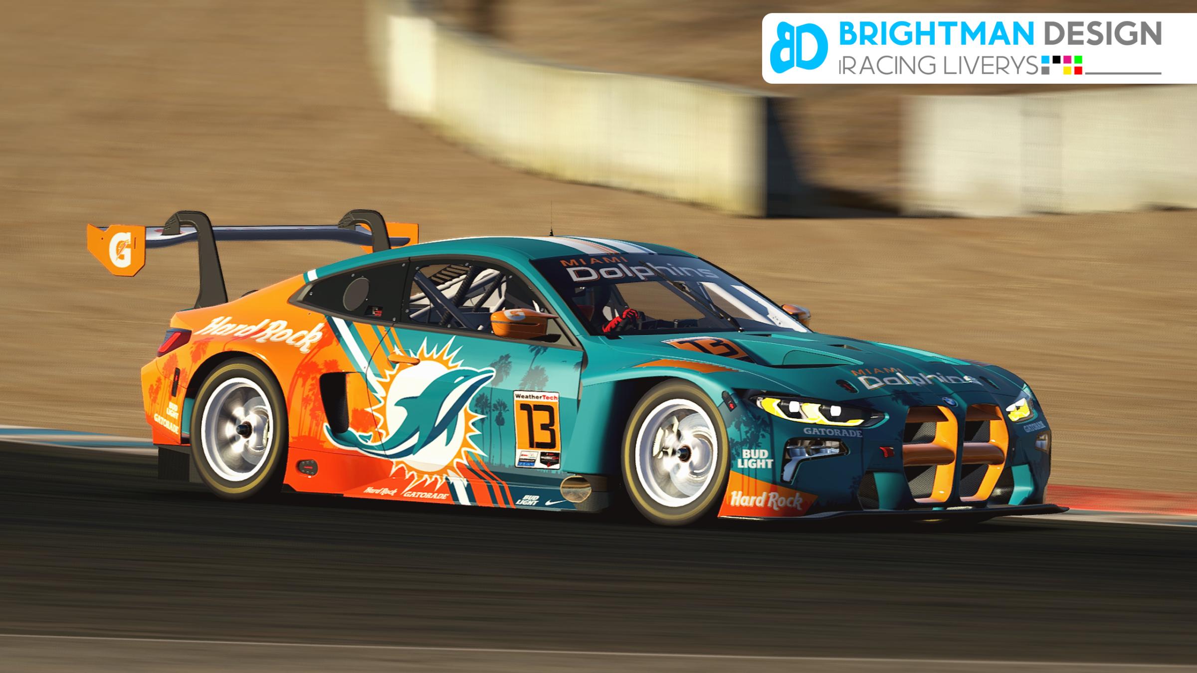 Preview of M4 GT3 | Miami Dolphins by Leon H.