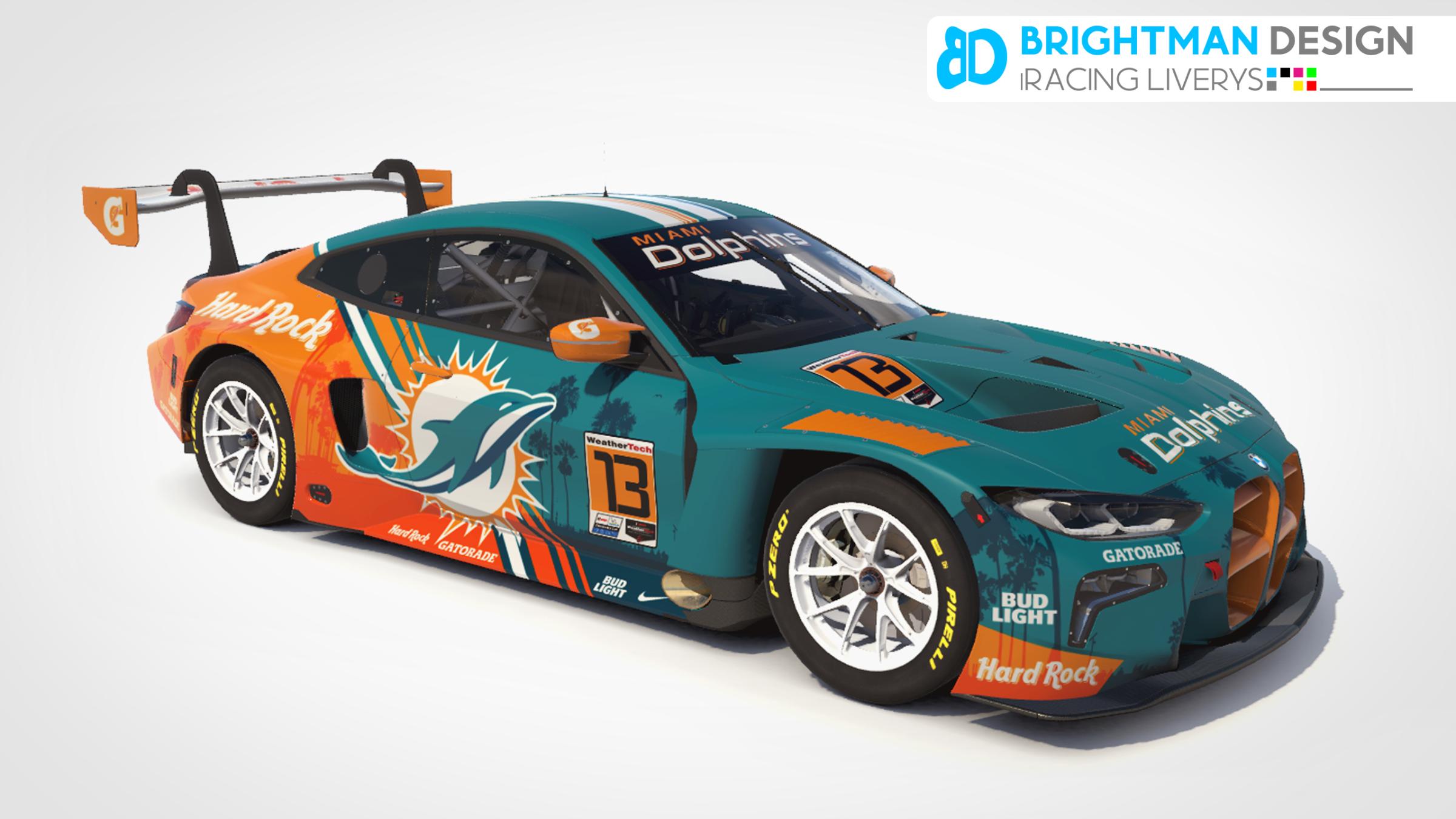 Preview of M4 GT3 | Miami Dolphins by Leon H.