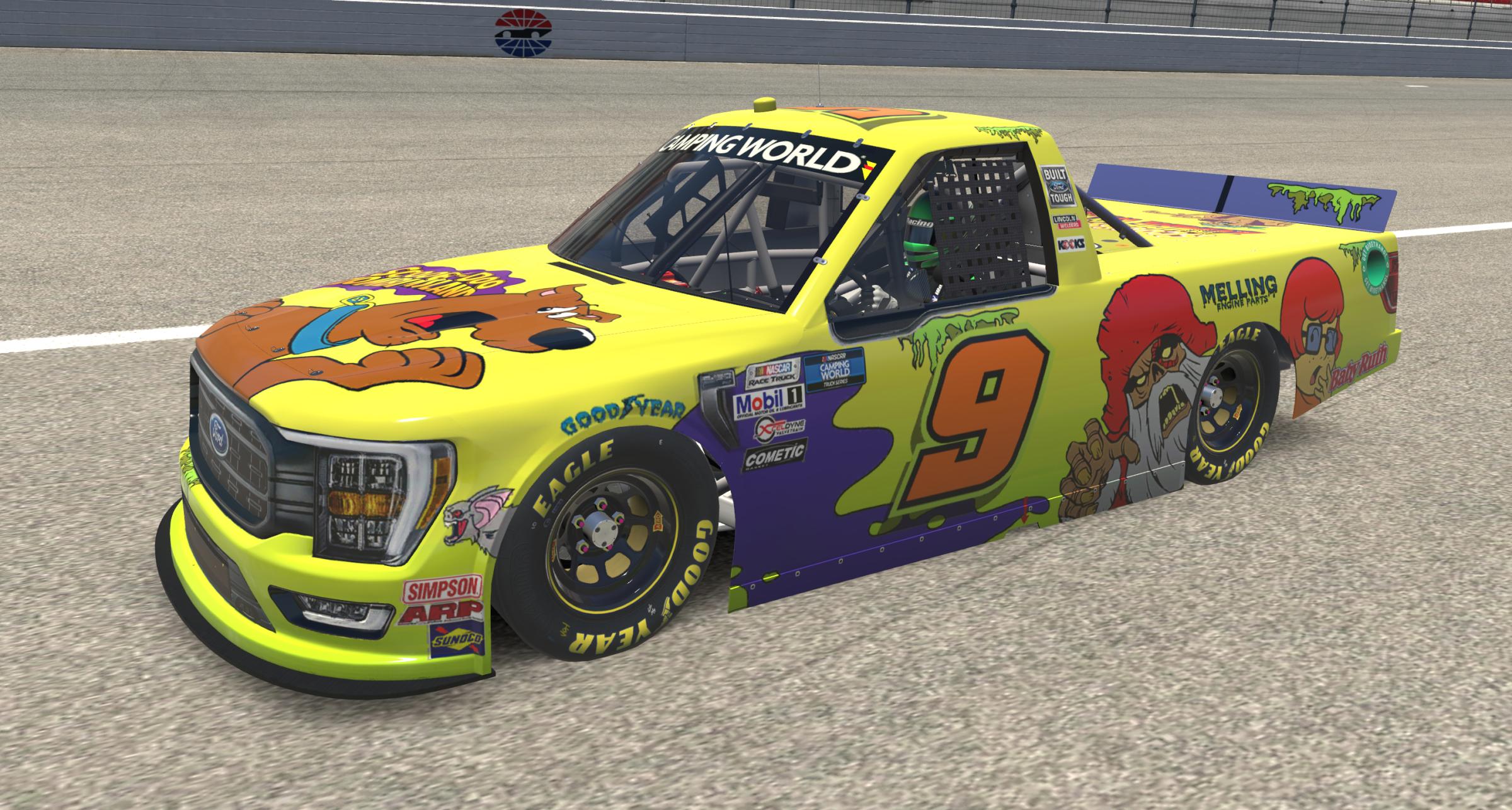 Preview of Cartoon Network 2022 Scooby Doo on Zombie Island Ford F-150 No Number by Steve J Cass