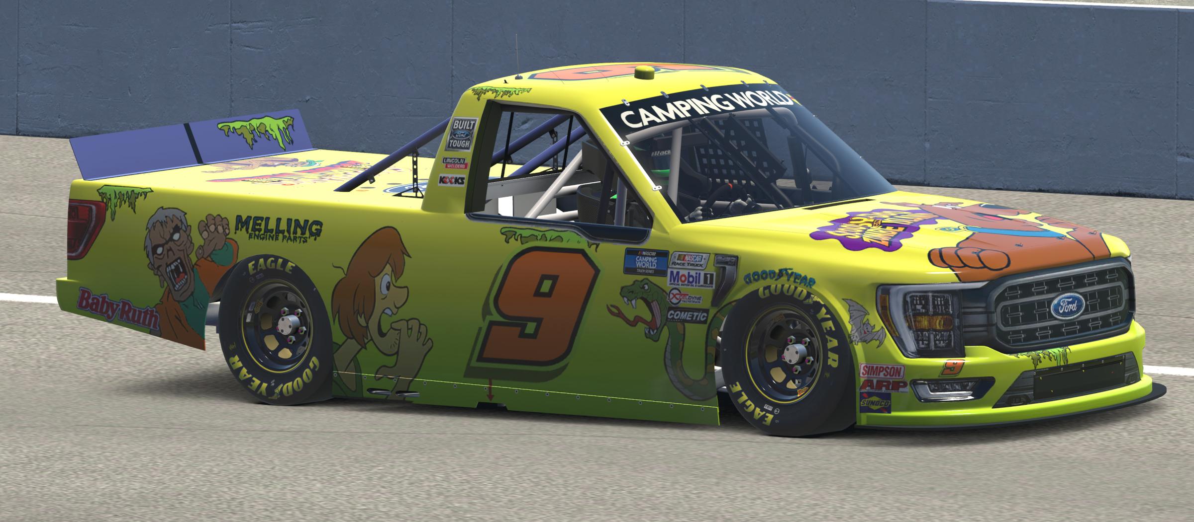 Preview of Cartoon Network 2022 Scooby Doo on Zombie Island Ford F-150 No Number by Steve J Cass