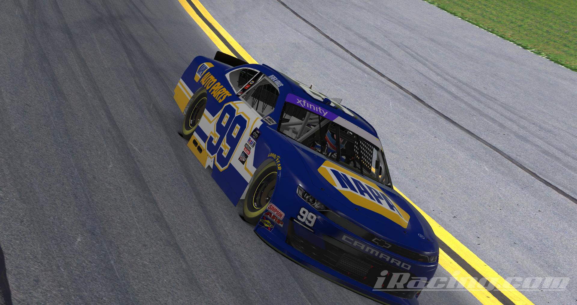 Preview of Derek Kraus NAPA Xfinity 99 With Number by Martin Roberg