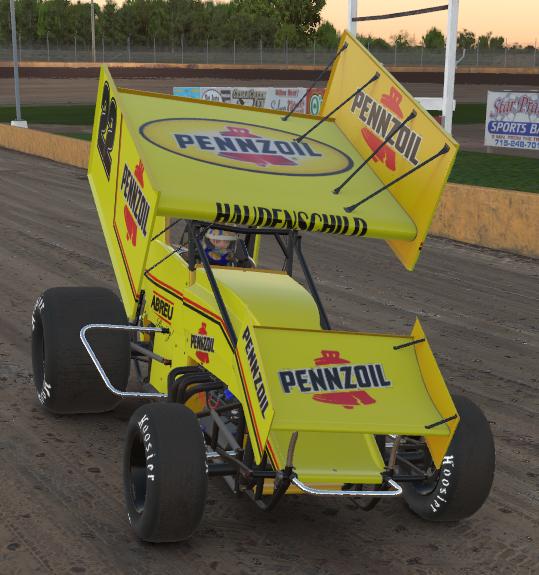 Preview of Jac Haudenschild Penzoil Car by B Jim Johnson