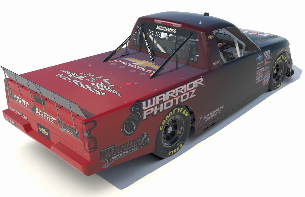 Warrior Racing Warrior Racing Chevy Truck NO NUMBER by Jamison Middlemiss - Trading Paints