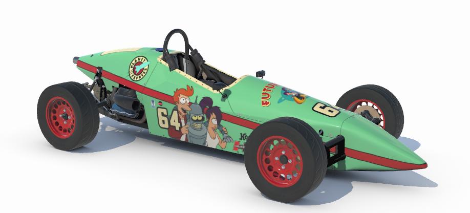 Preview of Futurama Planet Express Formula Vee by Robert Fleming