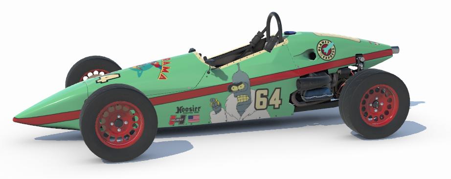 Preview of Futurama Planet Express Formula Vee by Robert Fleming
