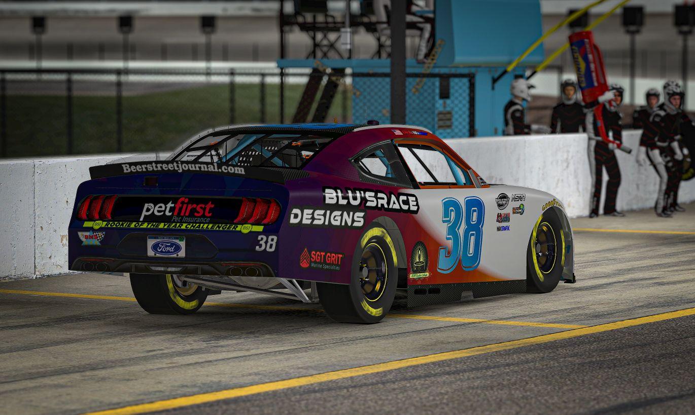 Preview of BMS 38 Blus Race Designs Alternate NSRA Xfinity Mustang by Noah O.