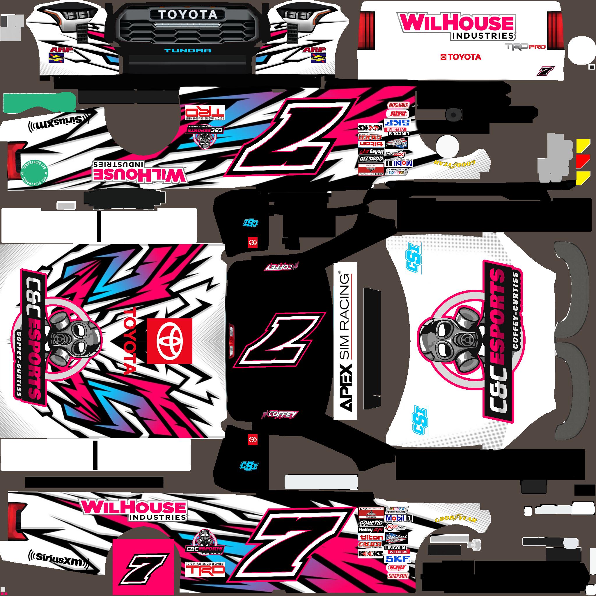 Preview of Toyota Tundra Truck 2022 coffey pink by Alex Coffey