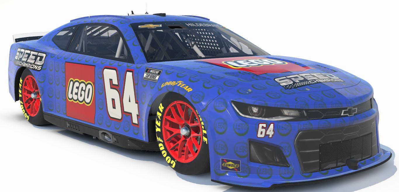 Lego Chevy Camaro ZR1 Blue by Parker Hildebrand Trading Paints