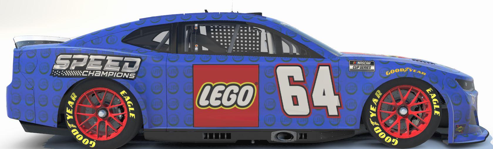 Lego Chevy Camaro ZR1 Blue by Parker Hildebrand Trading Paints