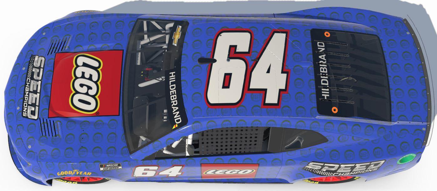 Lego Chevy Camaro ZR1 Blue by Parker Hildebrand Trading Paints