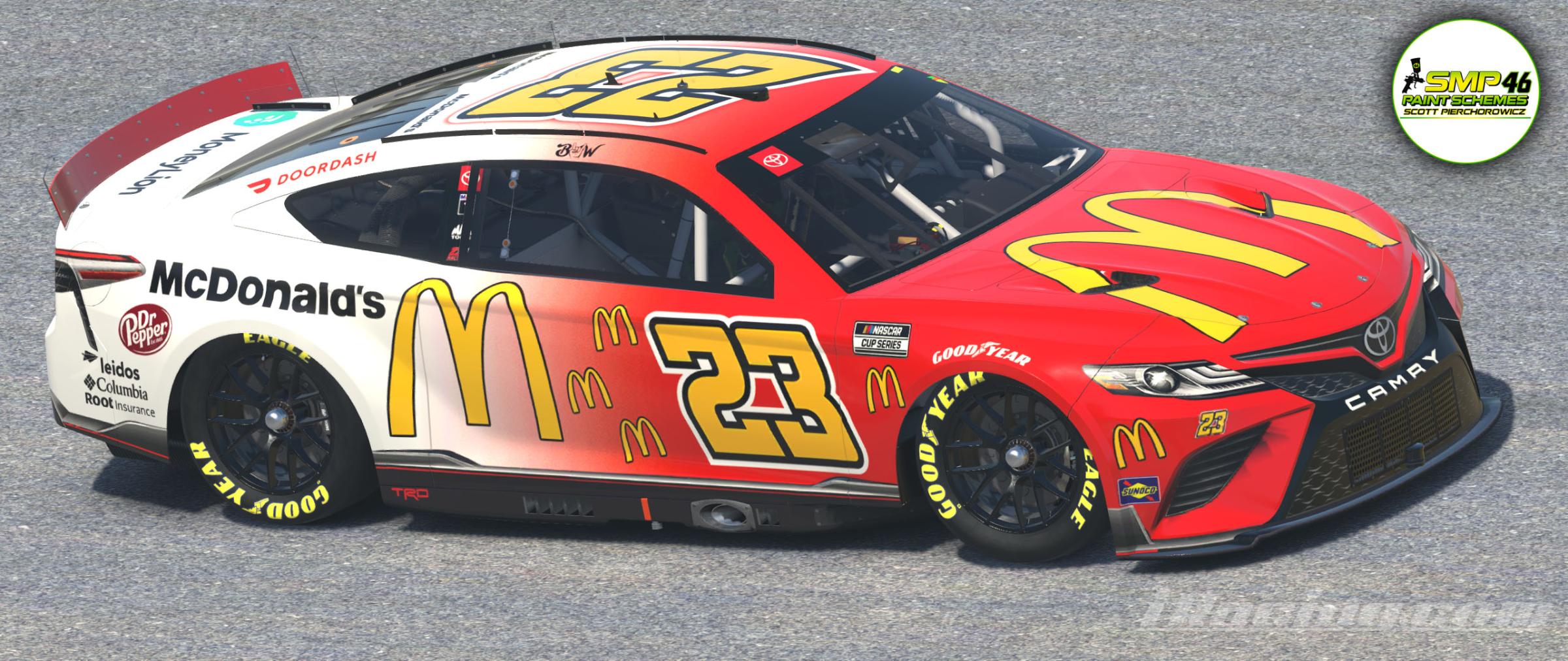 Preview of Bubba Wallace McDonalds Fictional by Scott Pierchorowicz
