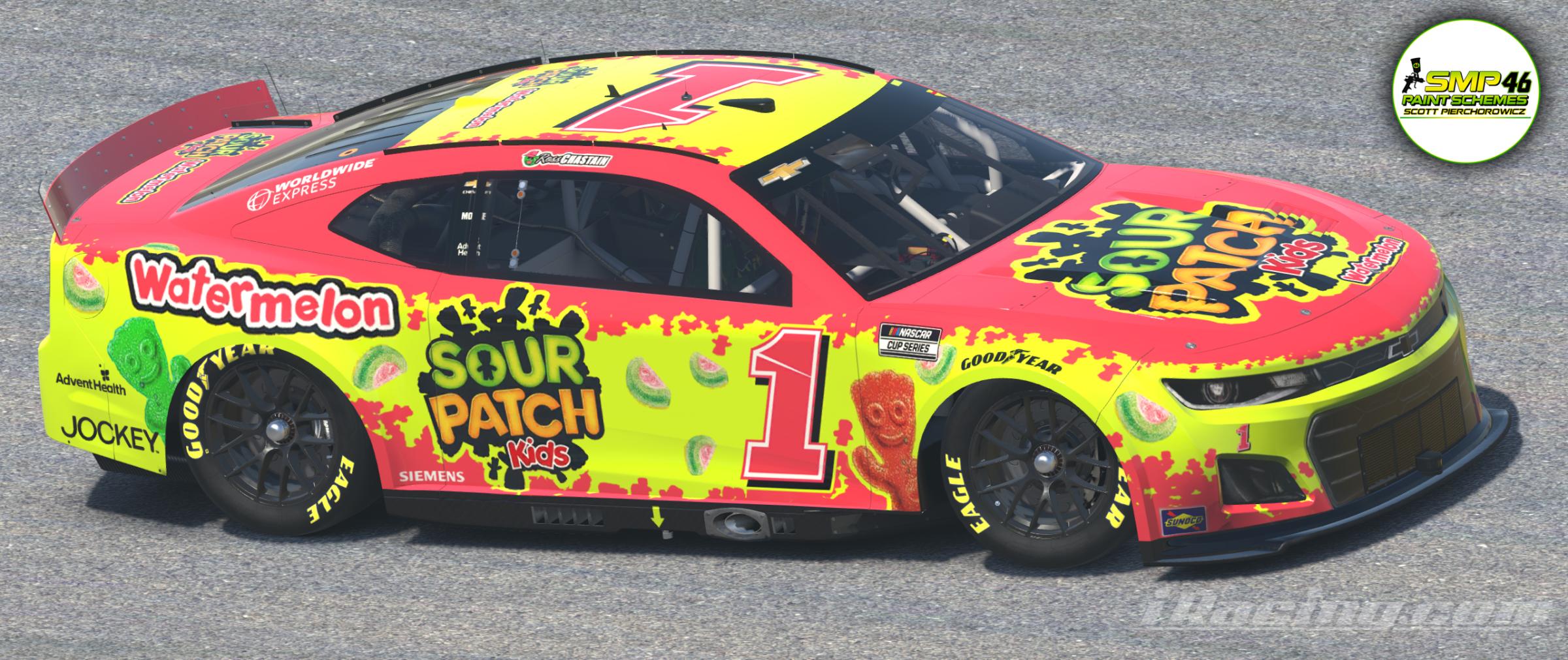 Preview of Ross Chastain Sour Patch Kids Watermelon Fictional NO # by Scott Pierchorowicz
