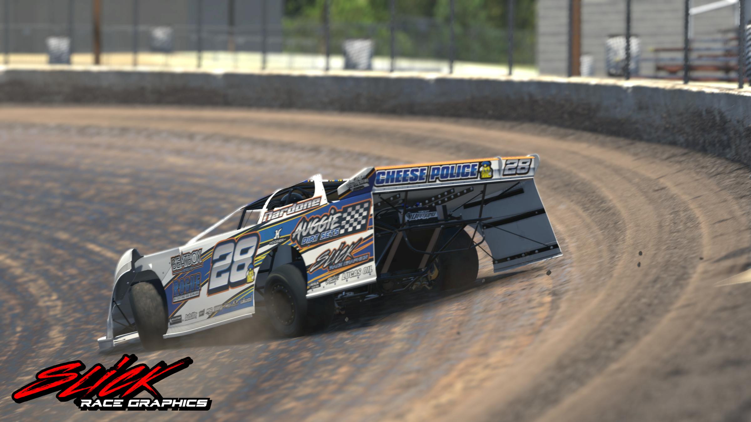 Preview of Ryan Nardones White #28 Dirt Late Model by Dillan B.