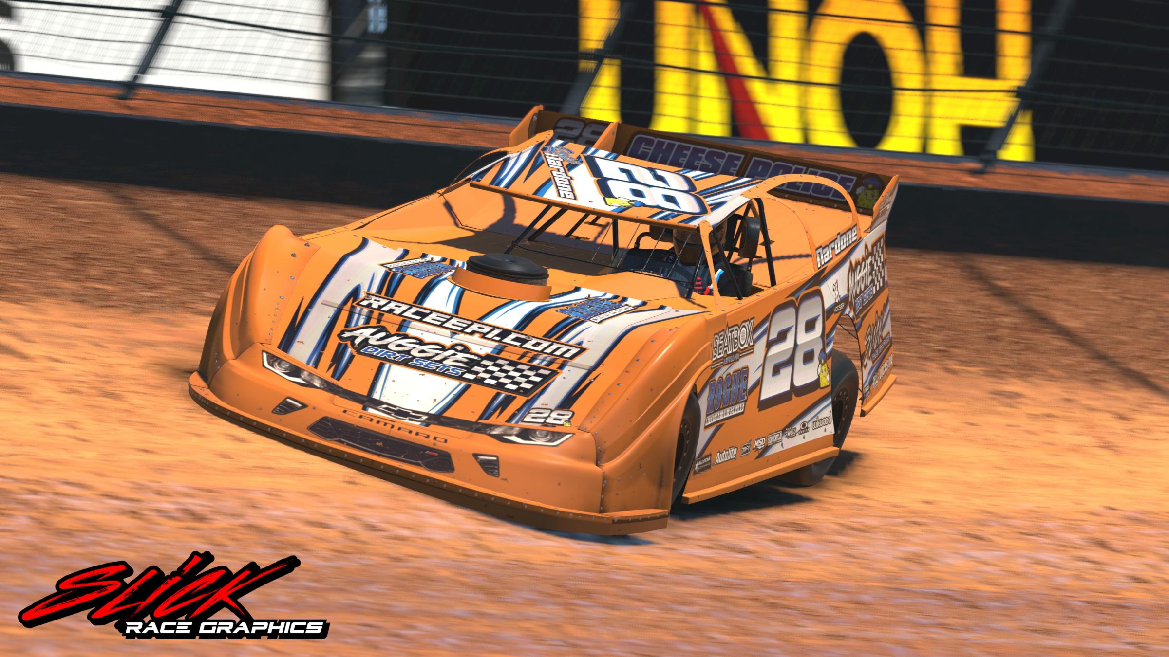 Preview of Ryan Nardones Orange #28 Dirt Late Model by Dillan B.
