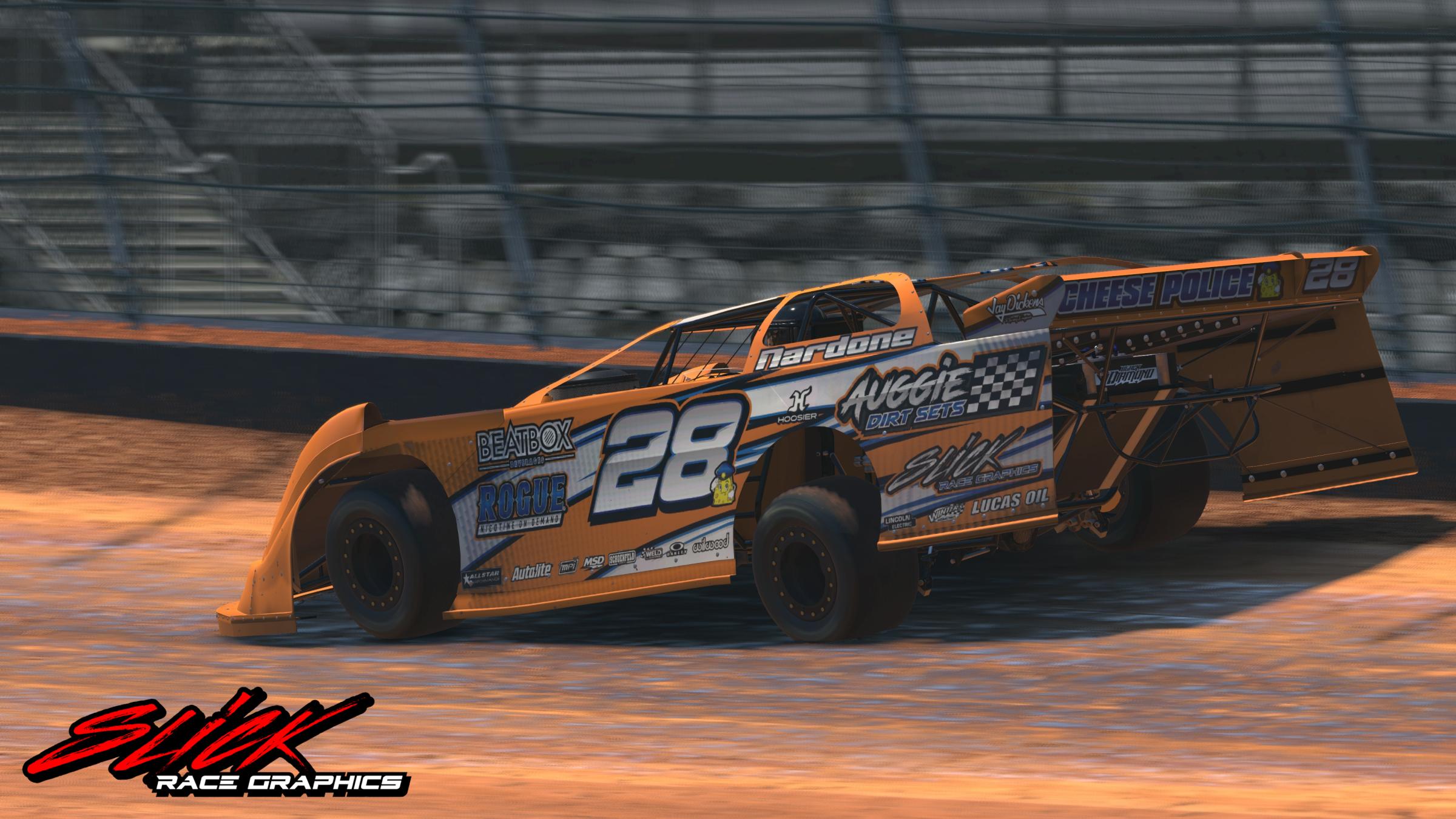 Preview of Ryan Nardones Orange #28 Dirt Late Model by Dillan B.