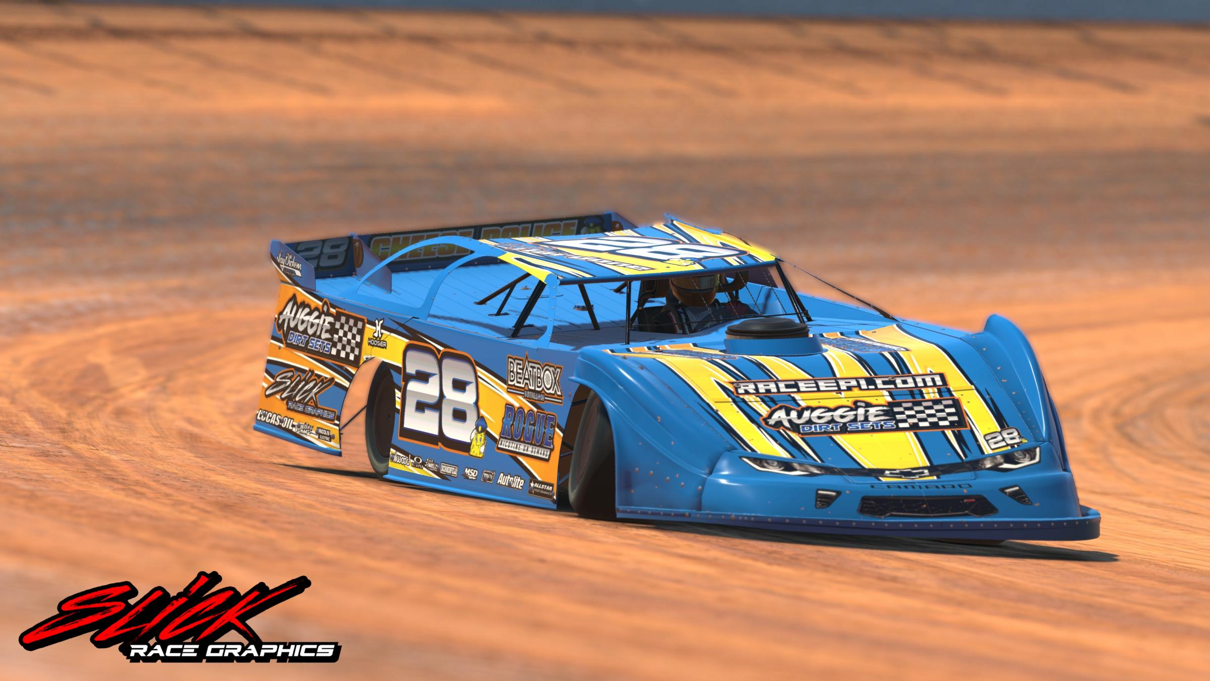 Preview of Ryan Nardones Blue #28 Dirt Late Model by Dillan B.