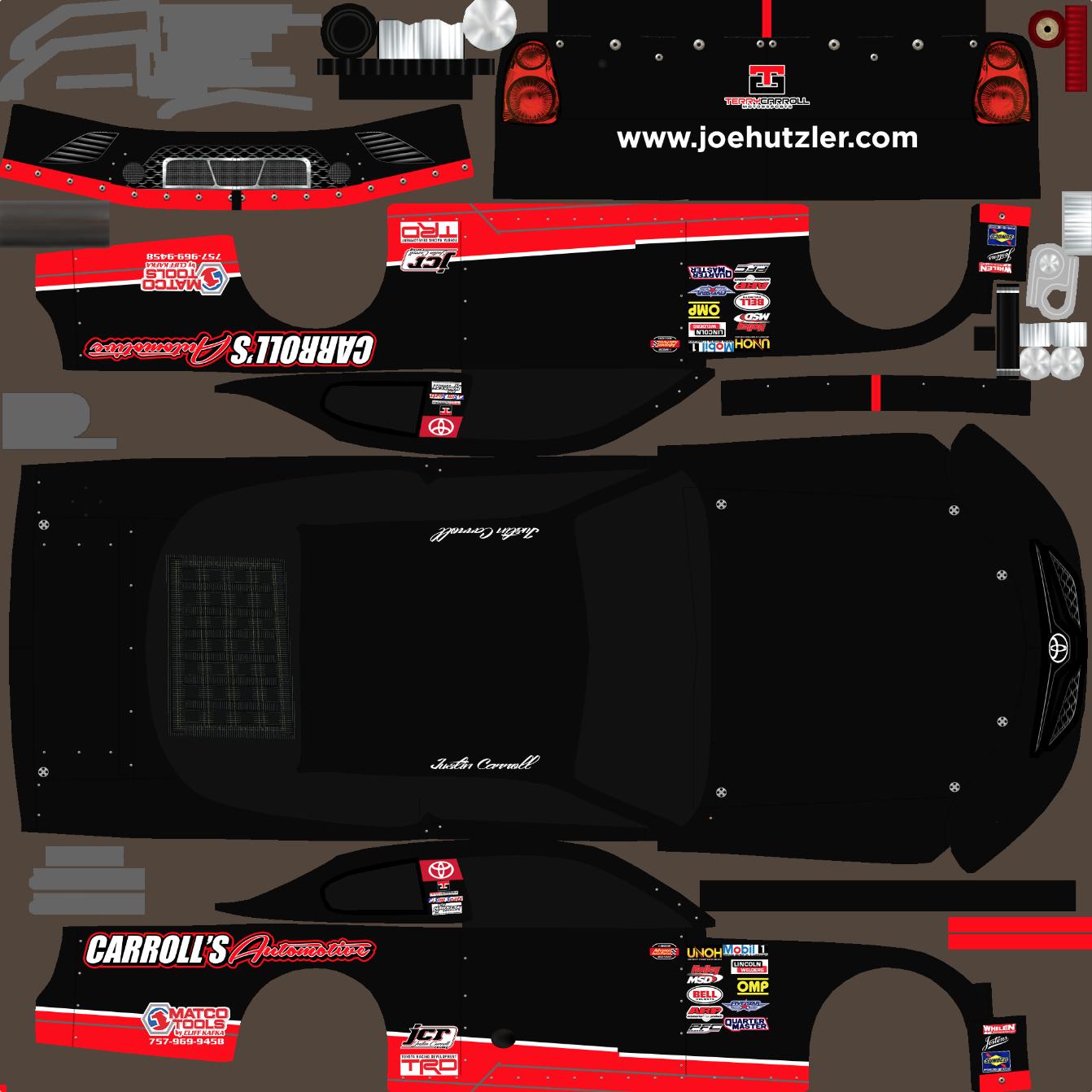 Preview of Justin Carroll | 2022 "Toyota" Late Model by Joe H.