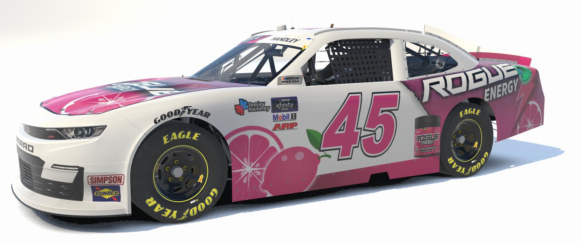 Preview of Sim Stamp - Jacob Fifield - Rogue Energy Pink Lemonade - HOSS iRacing League by Teejay Handley